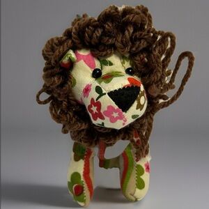 2013 Target Cloth Lion Christmas Ornament Plush 4 Inches - ADORABLE